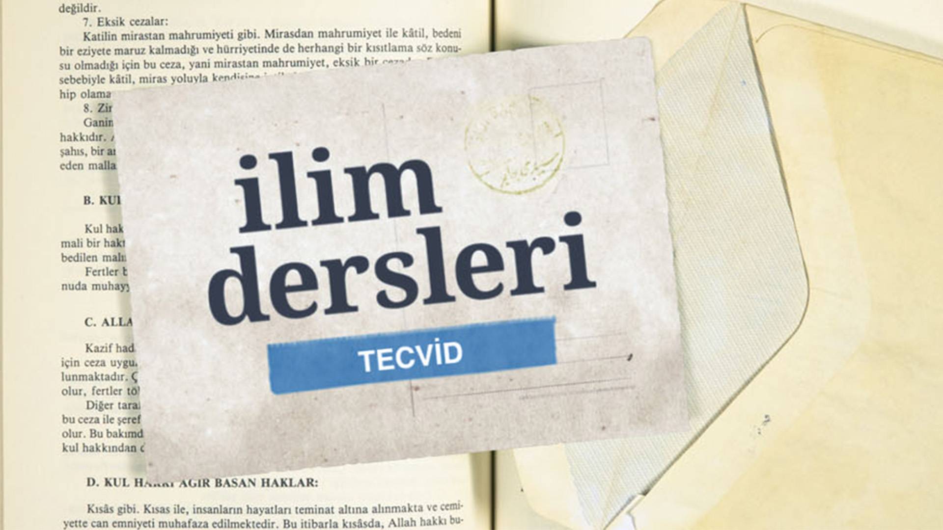 İlim Dersleri - TECVİD İlim Dersleri - TECVİD